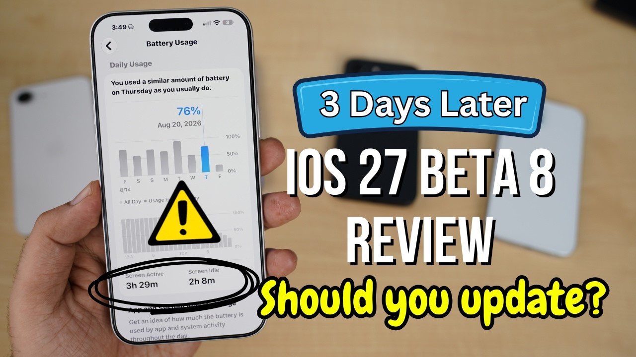 Don't Update to iOS 27 Beta 8 | iOS 27 Beta 8 Review