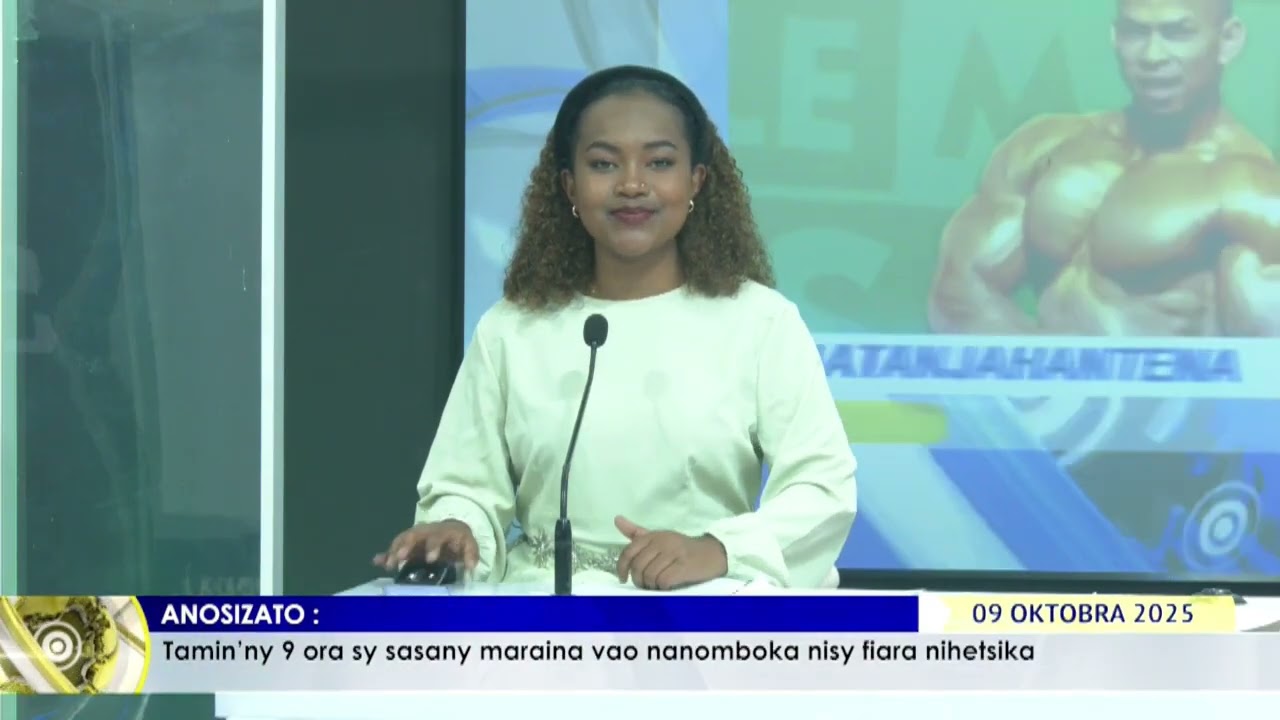 NY VAOVAO DU 09 OCTOBRE 2025 BY TV PLUS MADAGASCAR