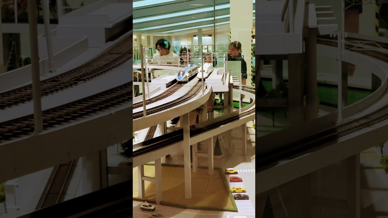 Bullet train toy view fun 🤩 fun 🇯🇵at Kyoto museum 2025 ❤️