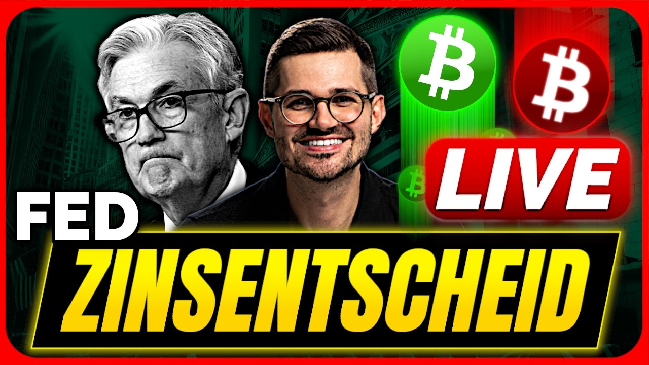 🔥Krypto Live-Trading: FED ZINSENTSCHEID! DAS passiert JETZT & meine BESTE Day-Trading Strategie🔥
