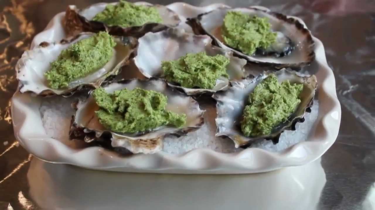 Oyster Rockefeller - Oysters Baked with Herb Butter - Special Holiday Appetizer