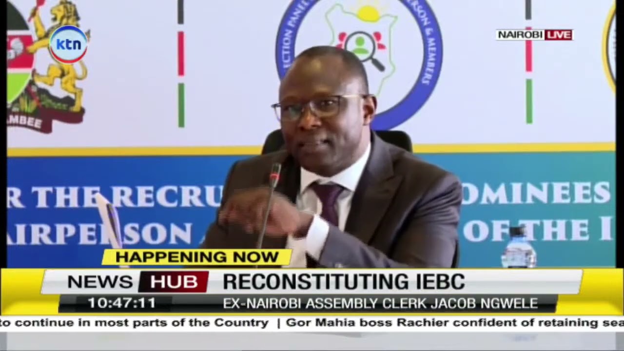 Search for IEBC Chairperson- Erastus Ethekon’s Interview(Part 2)