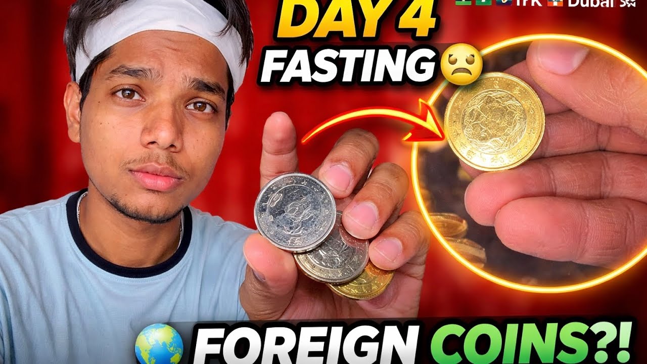 Day 4 Fasting 😵 | Foreign Coins Collection Reveal 🌍💰