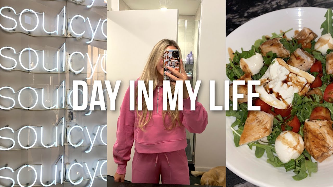 VLOG: lululemon haul, soulcycle class, fav dinner recipe, & how I use rollers in my hair!