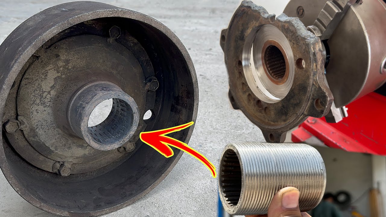 Never Miss Golden Chance // How Replace Damaged E Brake Stud Drive Shaft Siplines from New Technique