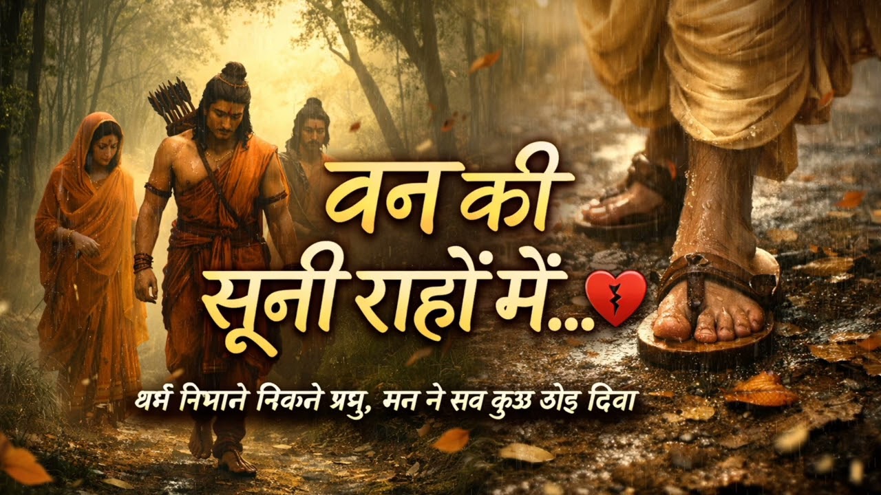 वनवास भजन | प्रभु राम की दुख भरी यात्रा | Emotional Ram Bhajan