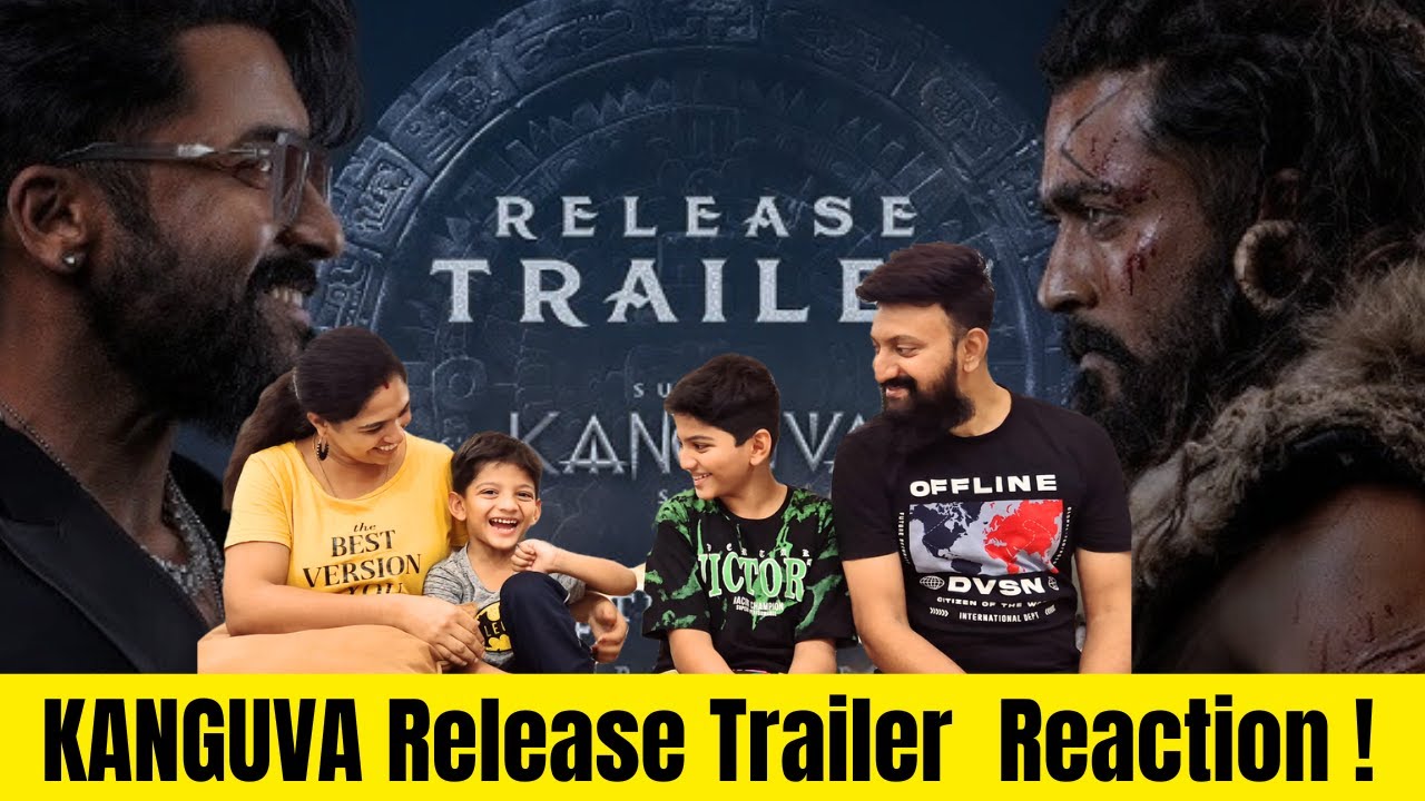 Kanguva - Release Trailer Reaction | Suriya | Bobby Deol | Siva | Devi Sri Prasad | Studio Green