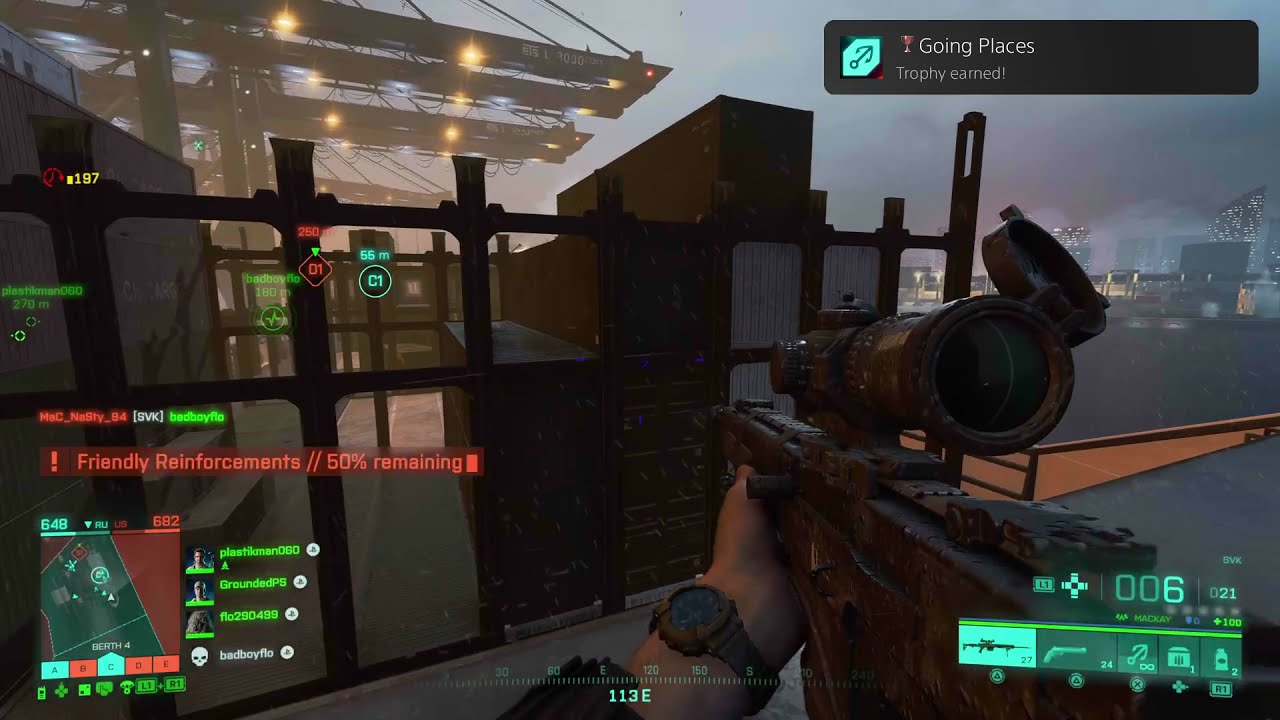 Battlefield 2042 Mackay Going Places Trophy
