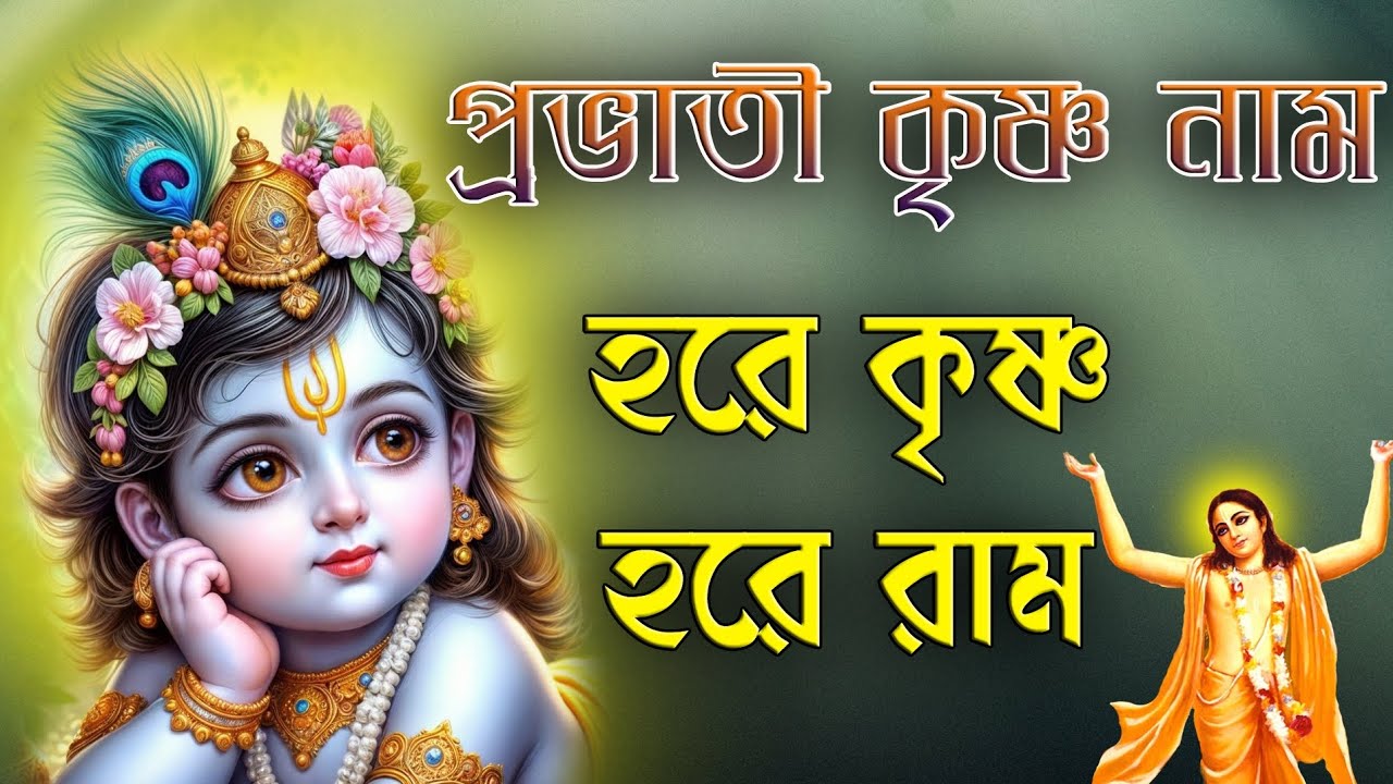 Prabhati Krishna nam | Hare Krishna Hare Rama | প্রভাতী কৃষ্ণ নাম | হরে কৃষ্ণ হরে রাম | কীর্তন 