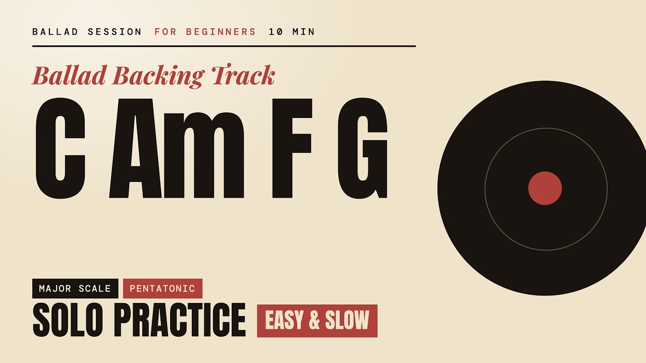 The Essential 10-Min C Am F G Jazz Backing Track for Solo Practice (From Viral Short)
