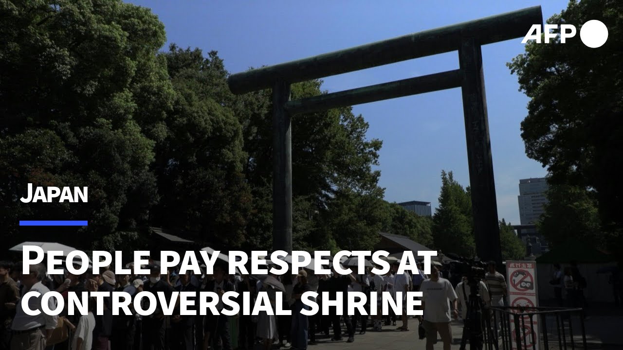 Thousands visit Tokyo war shrine 80 years after Japan&rsquo;s WWII surrender | AFP
