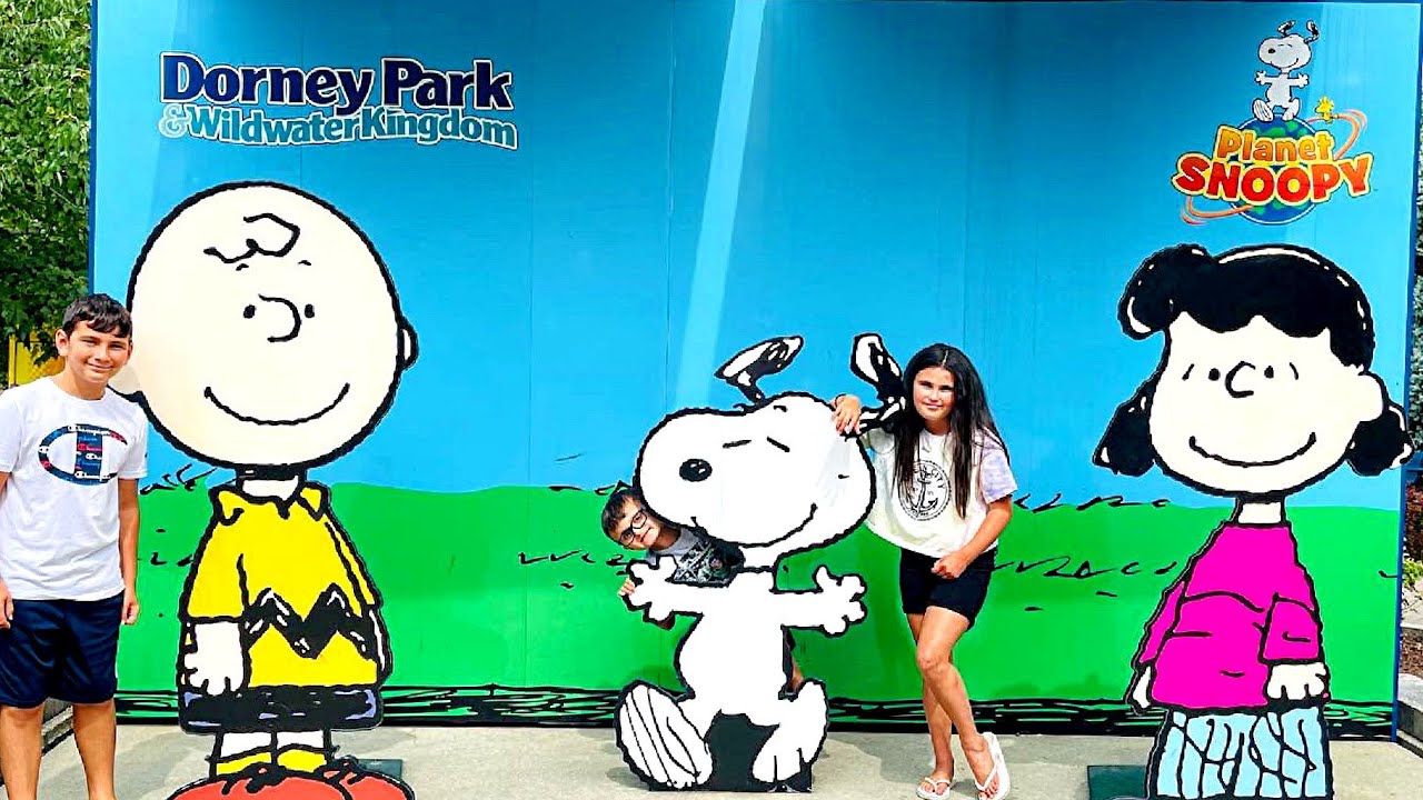 Planet Snoopy at Dorney Park!! The Peanuts & Charlie Brown Rides! What did we buy In the Gift Shop?