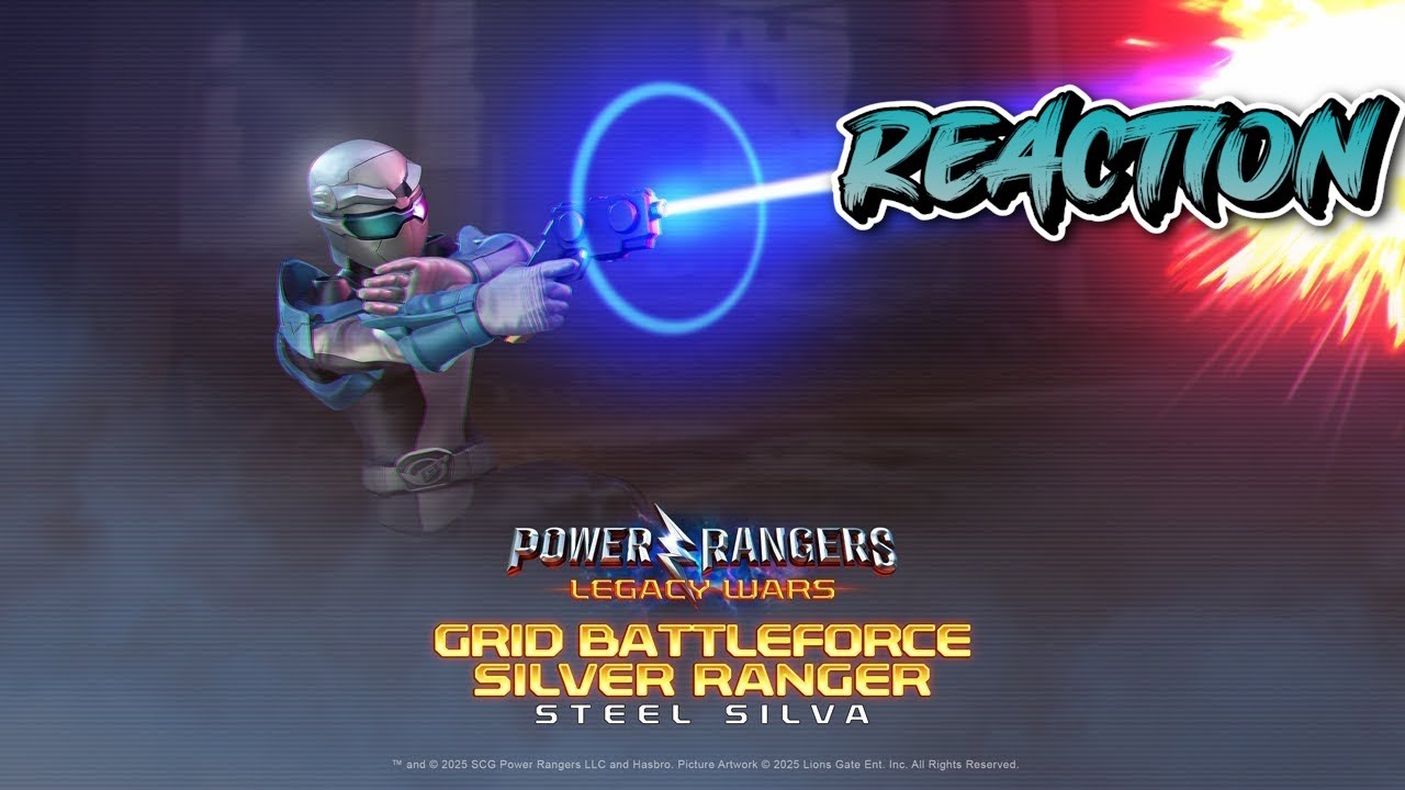 Steel Silva - Grid Battleforce Silver Ranger Official Moveset Power Rangers: Legacy Wars REACTION!