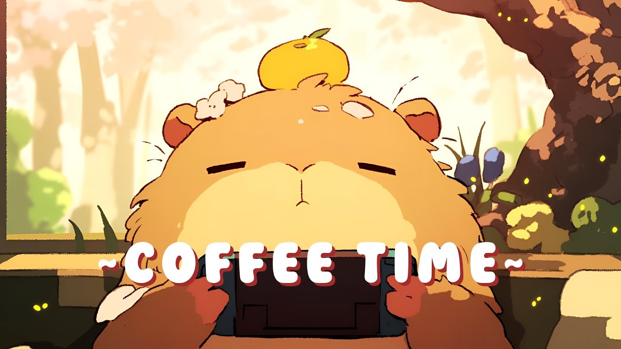 Capybara Beat Station - Peaceful Beats for Studying & Relaxing ~ Relaxing Vibes ~ 🦫 🌙 📖