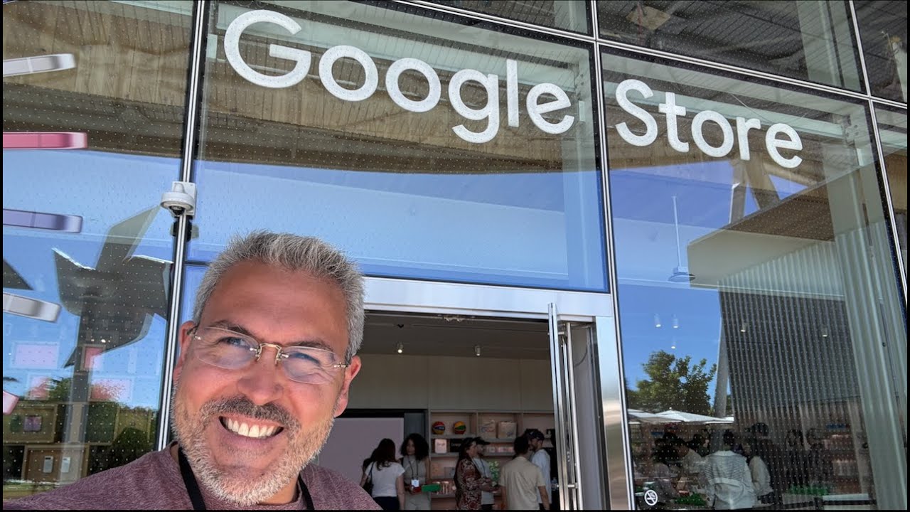 Visitando Google Store en Palo Alto California
