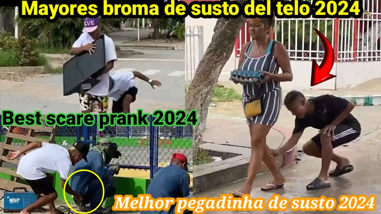Meyores broma de susto del telo 2024 / Melhor pegadinha de susto 2024 / besta scare Prank 2024
