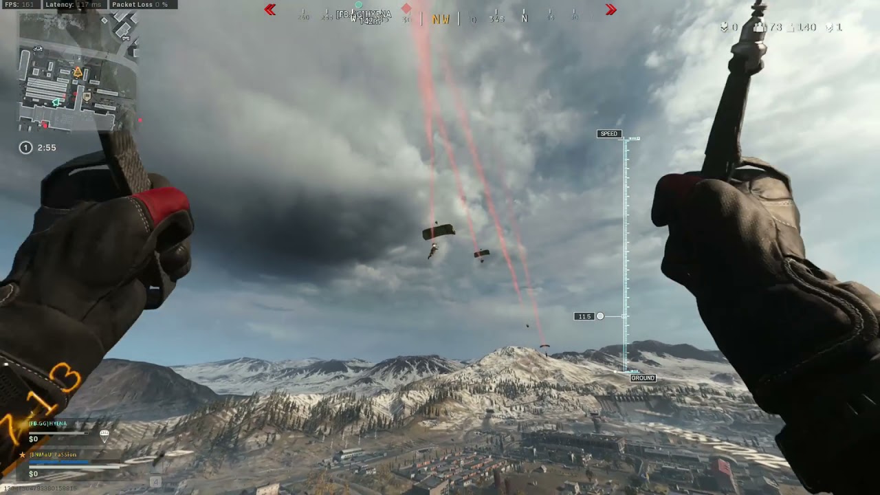 Have you ever killed 3 guys before landing in?