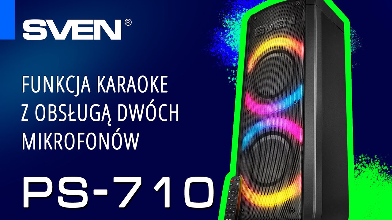 SVEN PS-710 głośnik bluetooth 100W. Allegro sales hit!
