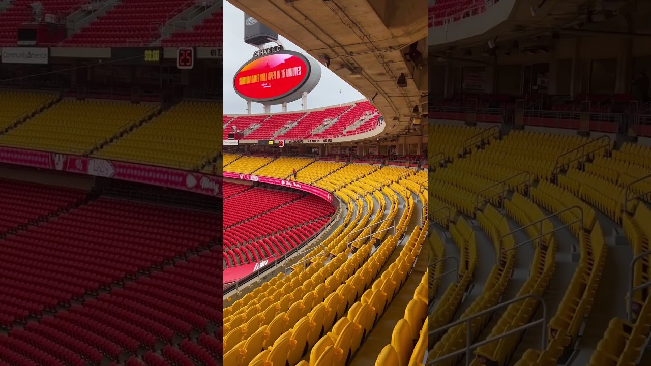 Arrowhead Stadium before the gates open.  
