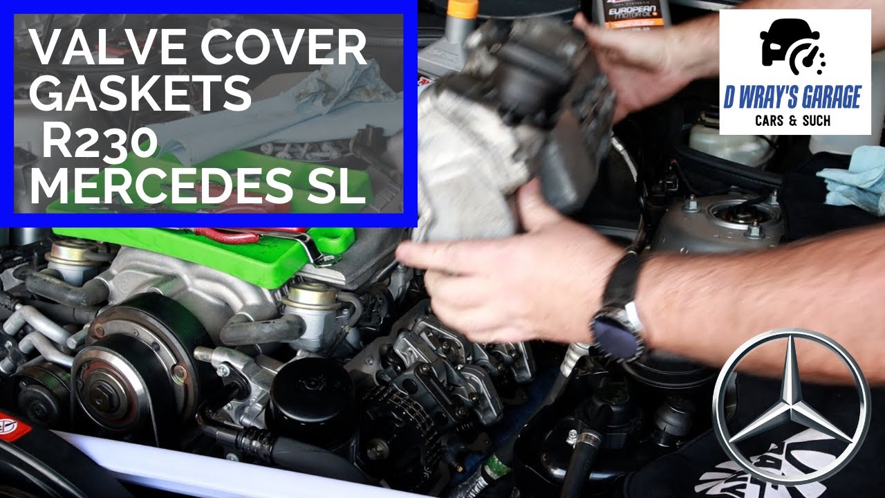 Replace Valve Cover Gasket - R230 Mercedes SL (M113K)