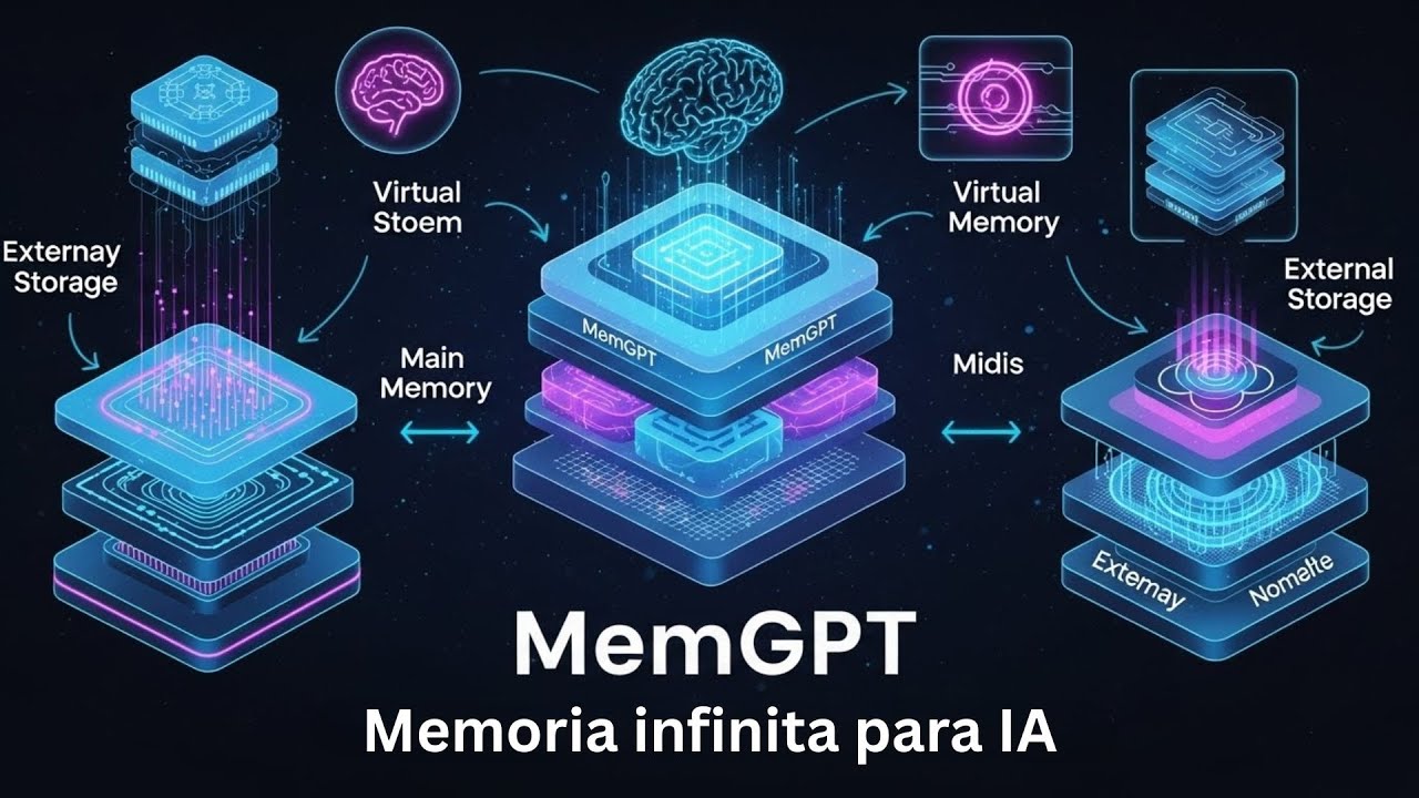 Este avance otorga a los LLM memoria infinita (MemGPT)