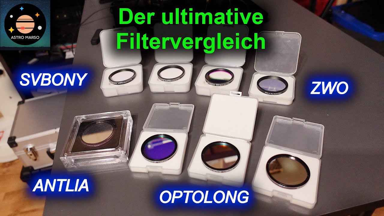 8 Filter für Deep Sky Astrofotografie im Test | Kontrast, Halos, Preis-Leistungsverhältnis