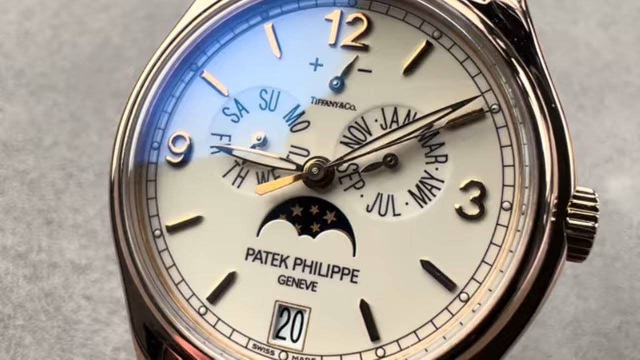 Обзор часов Patek Philippe Tiffany Dial 5146 Annual Calendar 5146R-001.