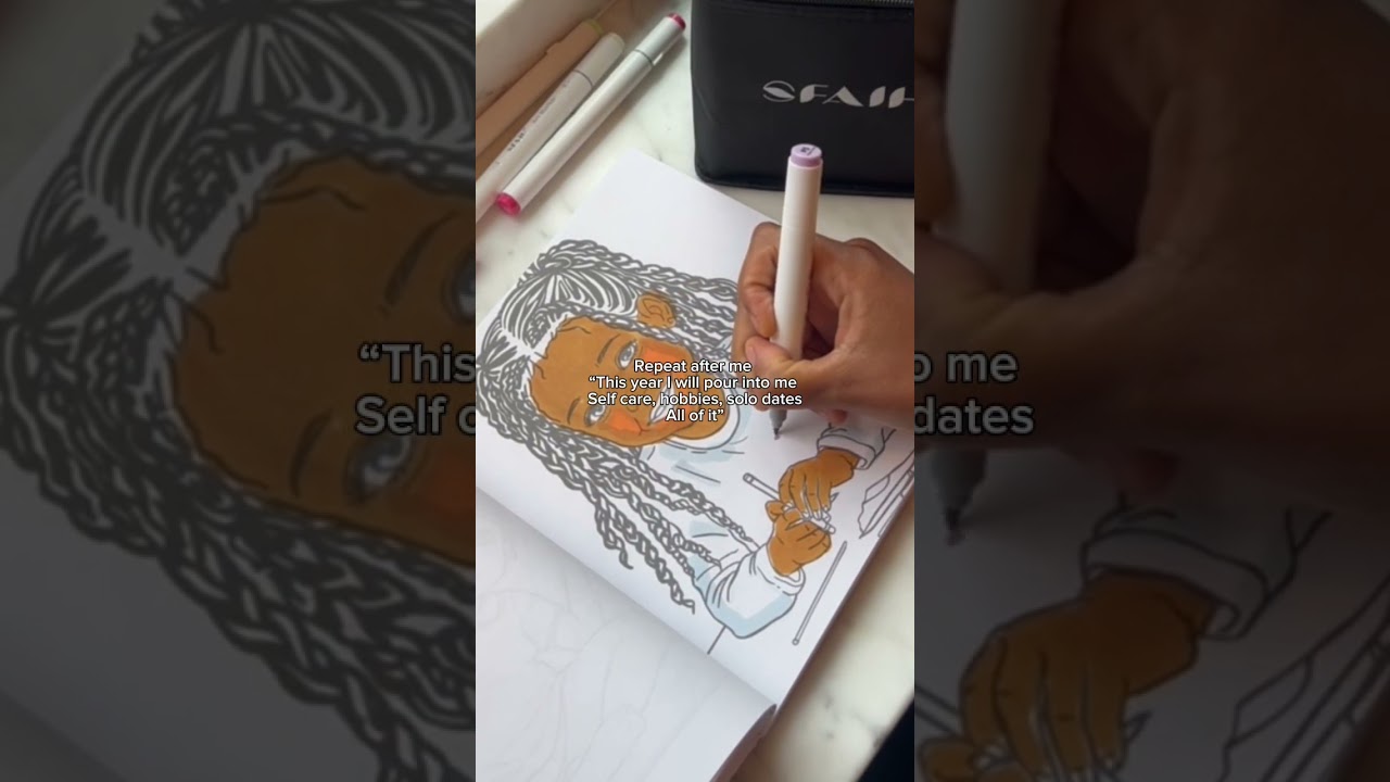 #changeyourmindsetchangeyourlife #coloring #hobby