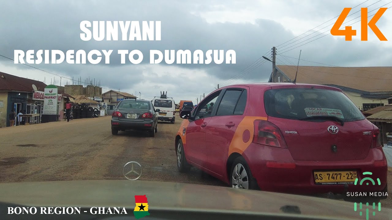 Sunyani To Dumasua Via Fiapre Bono Region Ghana 4K