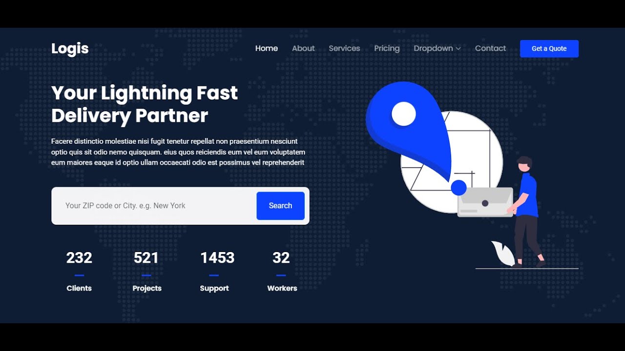 Django Package Tracking System Tutorial | Build a Courier Service Website Step-by-Step #python