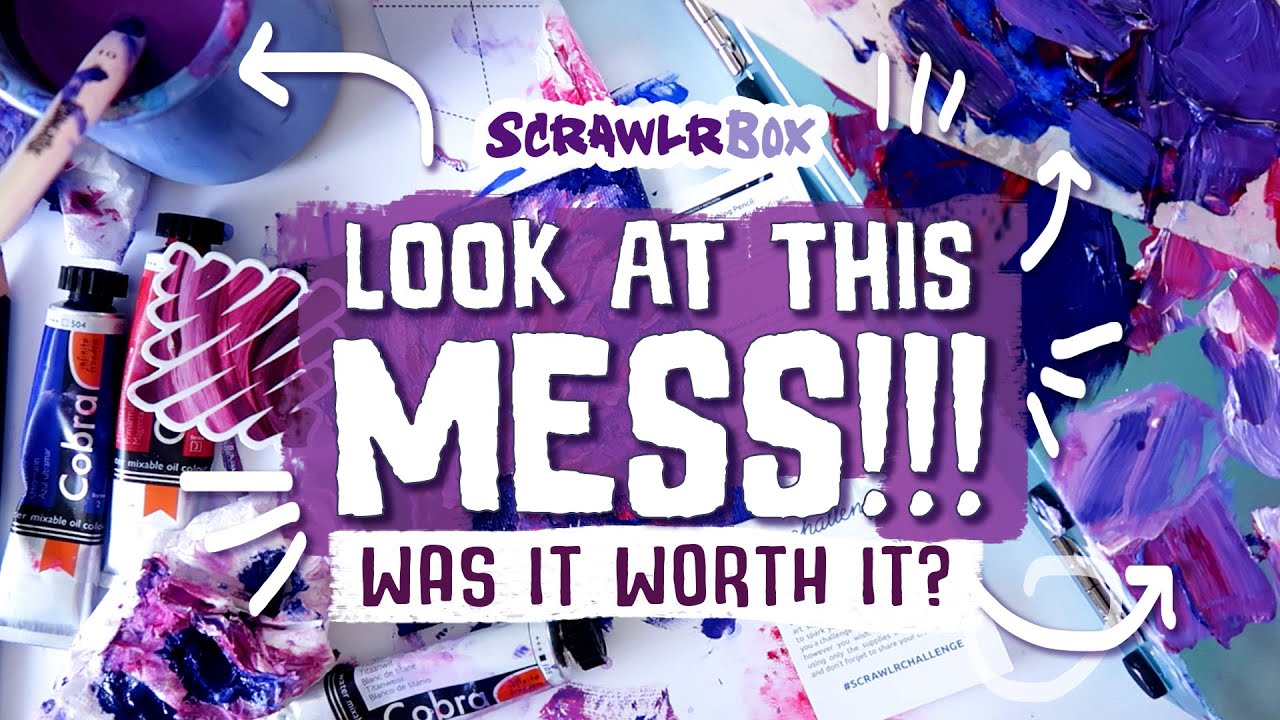 Just a big pile of PAINT!! DRAW WITH ME Ep 19