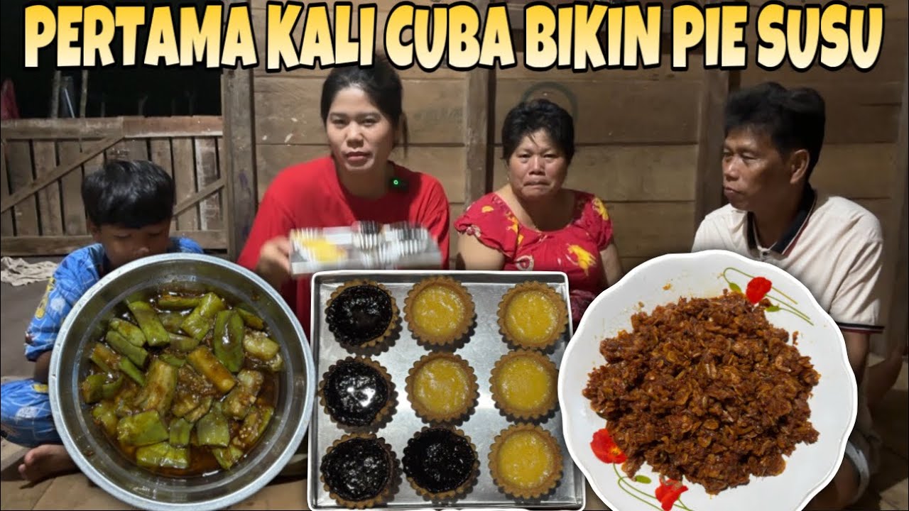 MASAK UDANG REBON PEDAS DAN BIKIN PIE SUSU + COKLAT