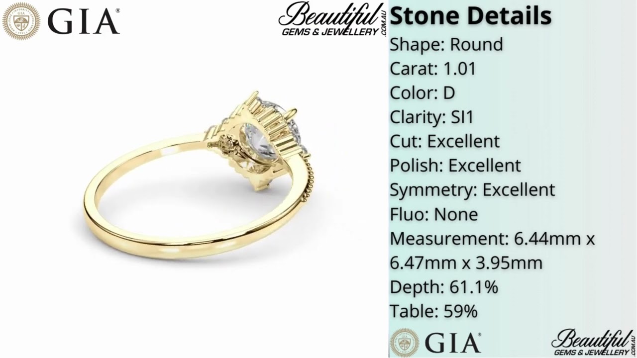 Rare 1.1ct D-Color Diamond Ring | Ethical Solitaire Engagement