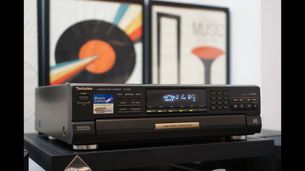 Technics SL-PD9 Top-Line 5-disc changer MASH series
