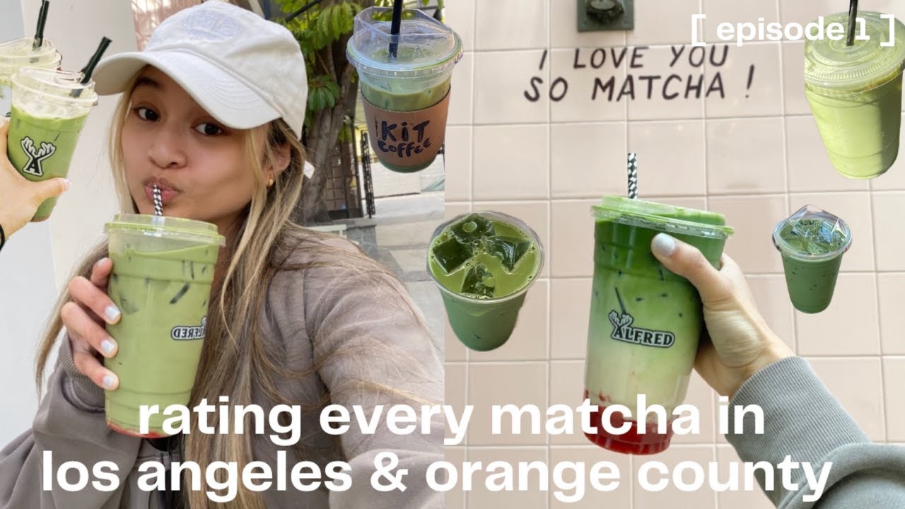 rating every matcha in los angeles & orange county 🍵 (episode 1)