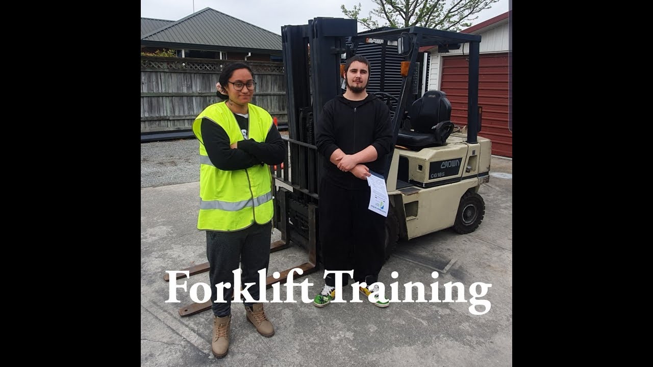 Forklift Training with Dylan and Mireya
