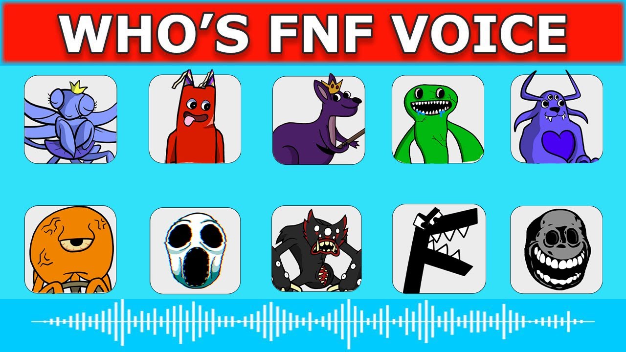 FNF - Guess Character by Their VOICE | Guess The Character | Ms. Luna, Banban, Fairy Roo.....