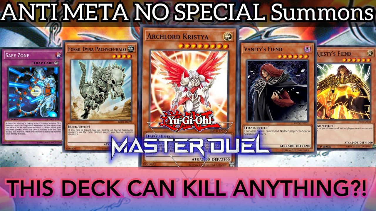 ANTI META: NO SPECIAL SUMMONS FOR YOU! (WARNING: Your rivals may RAGEQUIT) [Master Duel]