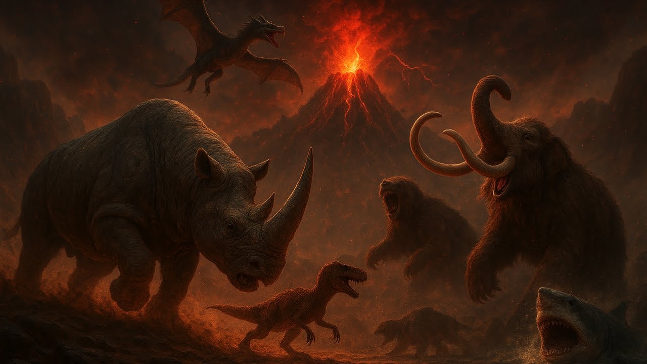 When Giants Fought to Survive – Insane Dinosaur Battles in 8K Ultra Realistic || Ancient World