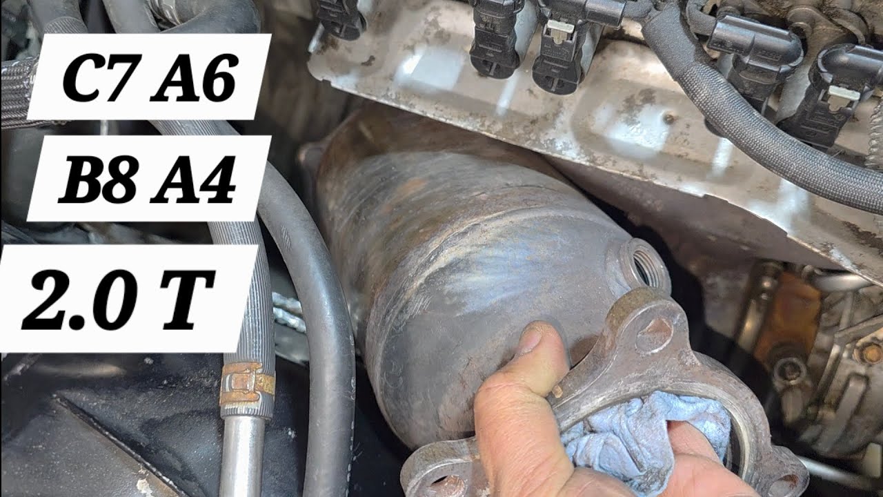 Audi B8 A4 C7 A6 2.0T Catalytic converter Replacement