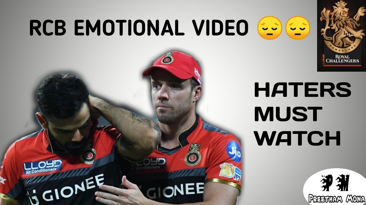 #RCB Emotional video| #RoyalchallengersBanglore 🔥🔥 | #ipl 2020 | Haters Must Watch| #ESCN