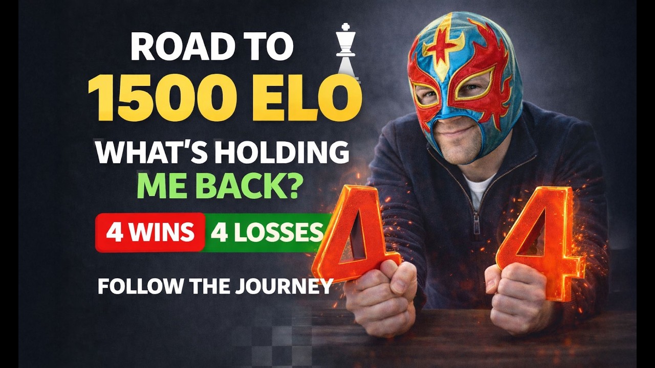 4–4 on Day 7… Progress or Disaster? | Road to 1500 ELO in Chess