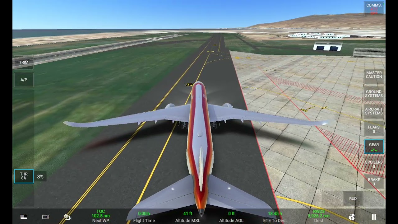 Almeria Spain (LEAM) to Adelaide Australia (YPAD) [A359] [IBE] [Iberia] 