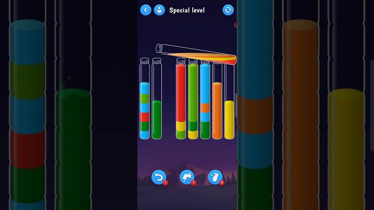 Water Sort Special Level 26 #genius #game #shortvideo #shortsfeed #shorts #short #shortsviral #brain