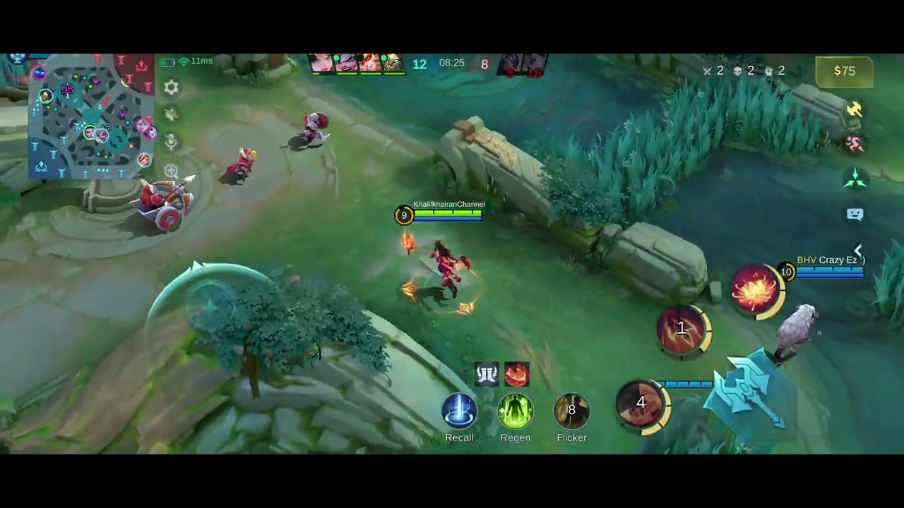 hanabi fight #viral #mobilelegends #gameplayhanabi #gaming #fyp #fighting 