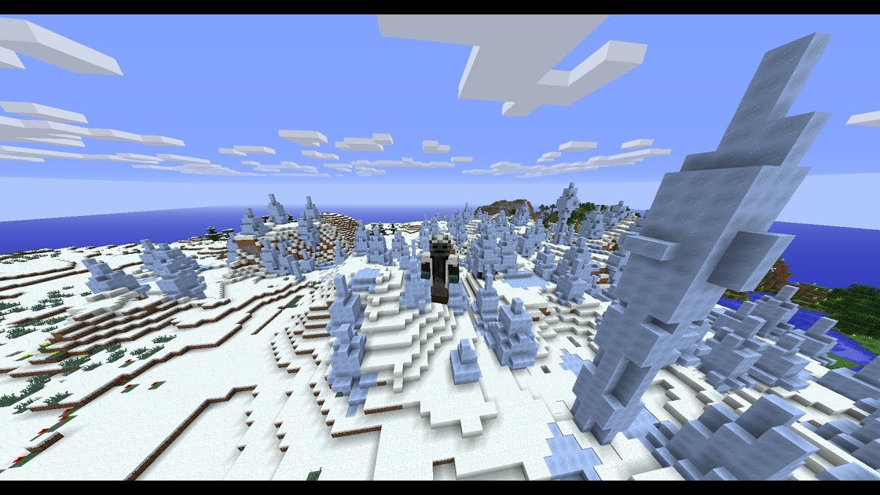 Minecraft Review 13w36a, Hielo comprimido y nuevos biomas