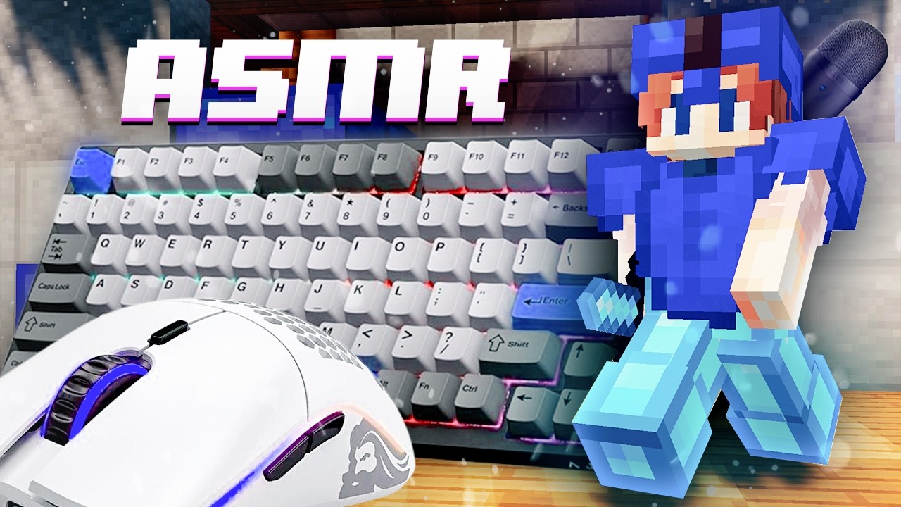 asmr smooth bedwars gameplay / hypixel bedwars / creamy keyboard