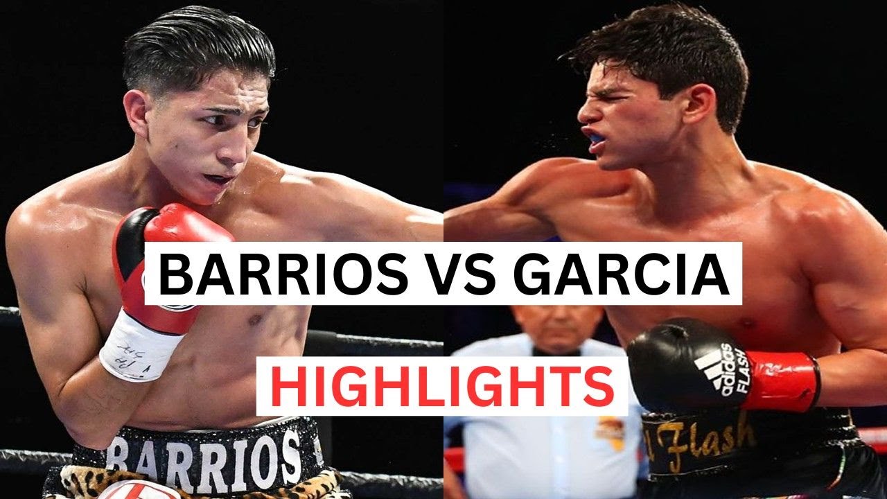 Ryan Garcia vs Mario Barrios Highlights & Knockouts