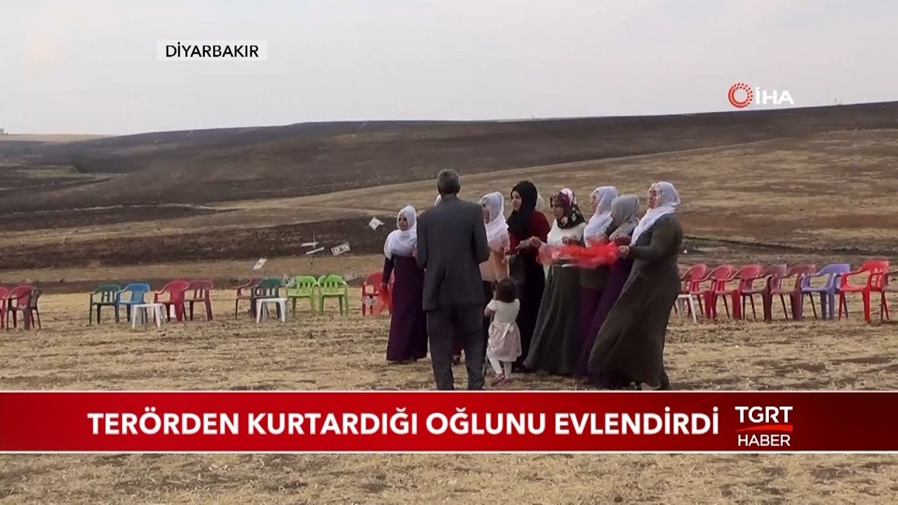 Terörden Kurtardığı Oğlunu Evlendirdi