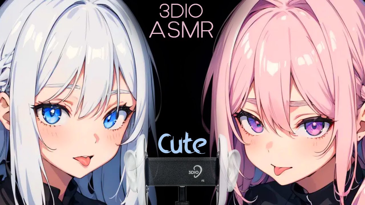 Cute and Shy, Twin Comfort ASMR 💞 Gentle Ear Sounds for Sleep (No Talking)